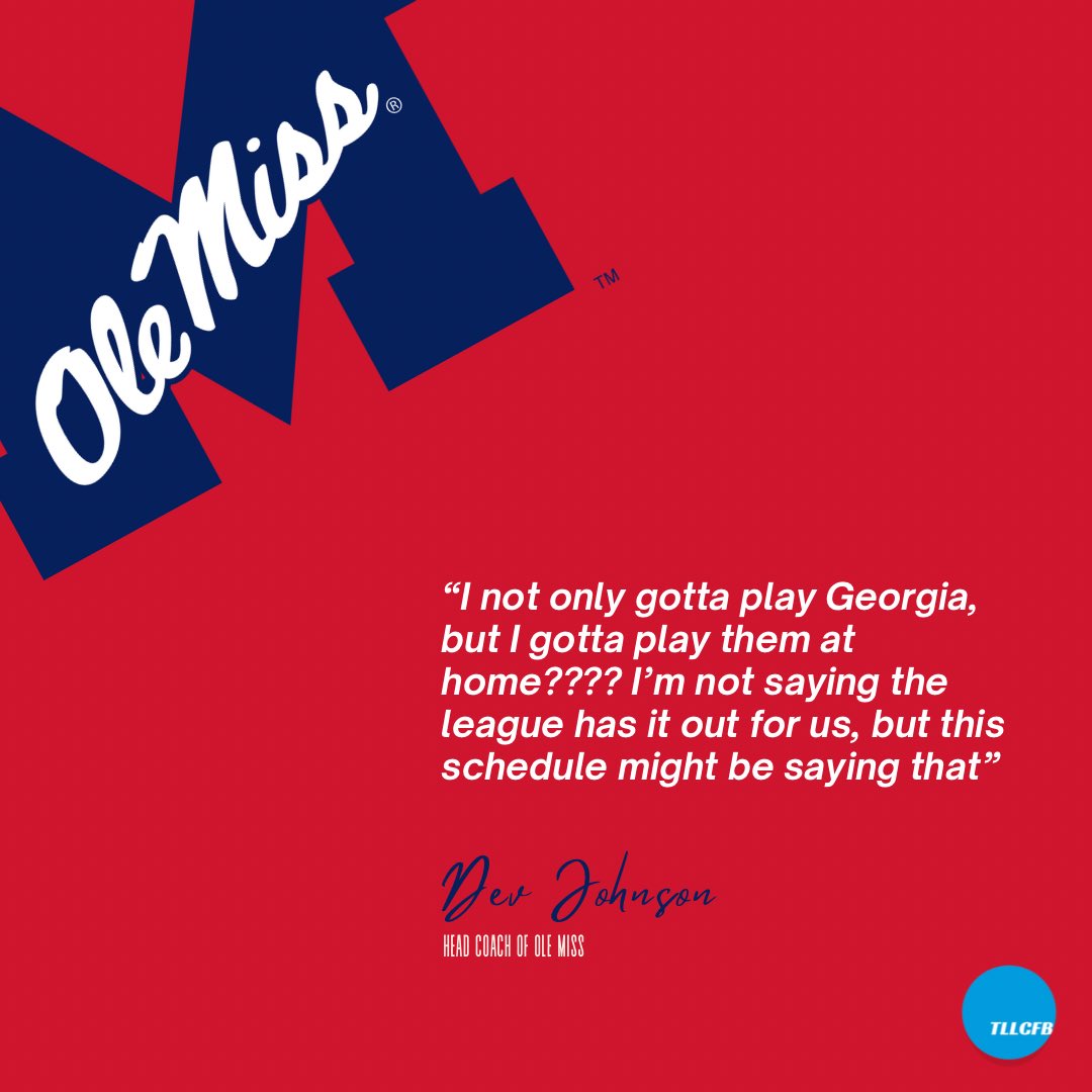TLL_CFB's tweet photo. Coach Johnson was asked about his tough schedule so far and the upcoming Georgia matchup: https://t.co/EZC0Q9E4VQ