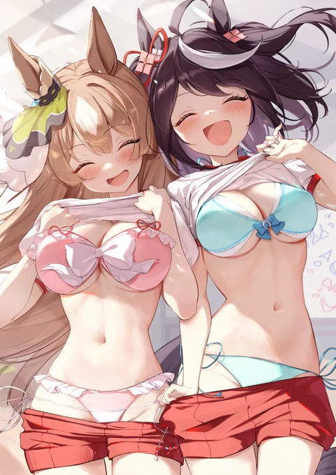#過去に伸びた1枚を載せてまた伸びるのかチャレンジ 今年の水着キタサト!
