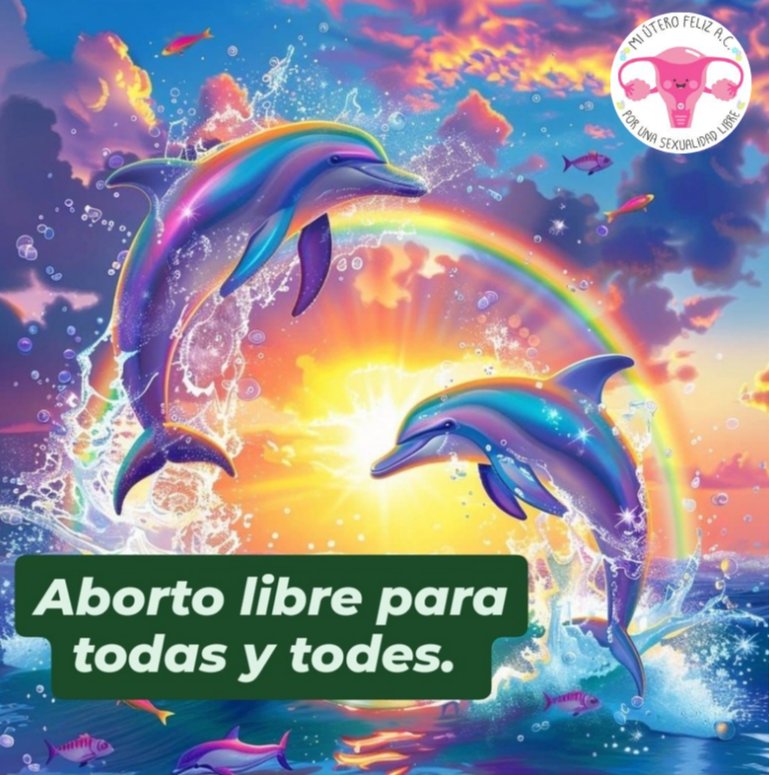 #ElAbortoesMiDerecho 💚

El #aborto debe ser accesible y libre para todas y todes. 🫶🏻

Recuerda que si necesitas información para abortar de manera segura en casa con medicamentos puedes enviarnos un mensaje vía #WhatsApp al #ÚteroFon +52 322 479 0709 y te asesoraremos. 💜