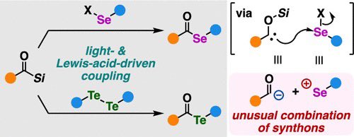 MASUDA, R. (@m_phos) on Twitter photo Siloxycarbene meets chalcogens...
Our new synthesis of selenoesters and telluroesters has been published in Org. Lett. <a href="/JOC_OL/">J Org Chem/Org Lett</a> !!!
This is my first work as the corresponding author as well as the first publication as an assistant professor.
Check out:
pubs.acs.org/doi/10.1021/ac… Siloxycarbene meets chalcogens...
Our new synthesis of selenoesters and telluroesters has been published in Org. Lett. <a href="/JOC_OL/">J Org Chem/Org Lett</a> !!!
This is my first work as the corresponding author as well as the first publication as an assistant professor.
Check out:
pubs.acs.org/doi/10.1021/ac…