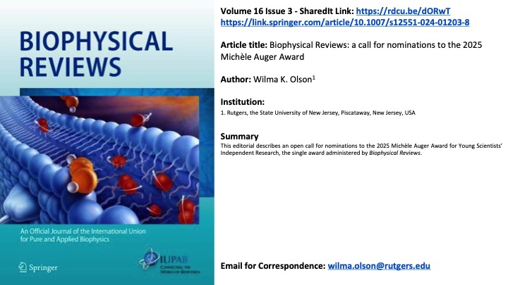 Biophysical_Reviews tweet media