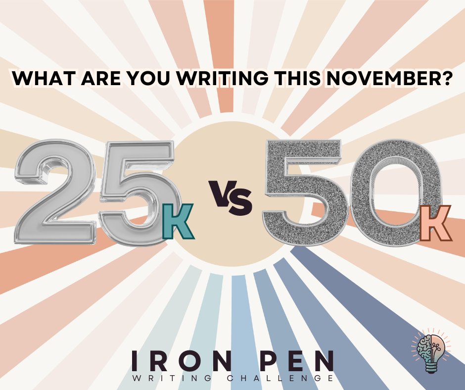 IronPenWC's tweet photo. Choose Your Challenge, Write Your Story!
At Iron Pen, we believe everyone should have the chance to participate and succeed—whether you’re crafting a full-length novel or a novella, you’re included!
Join us!
Facebook: https://t.co/3UMKN4pZUS
Discord:
https://t.co/IdkeFnaJYZ https://t.co/92XH5QWQw2