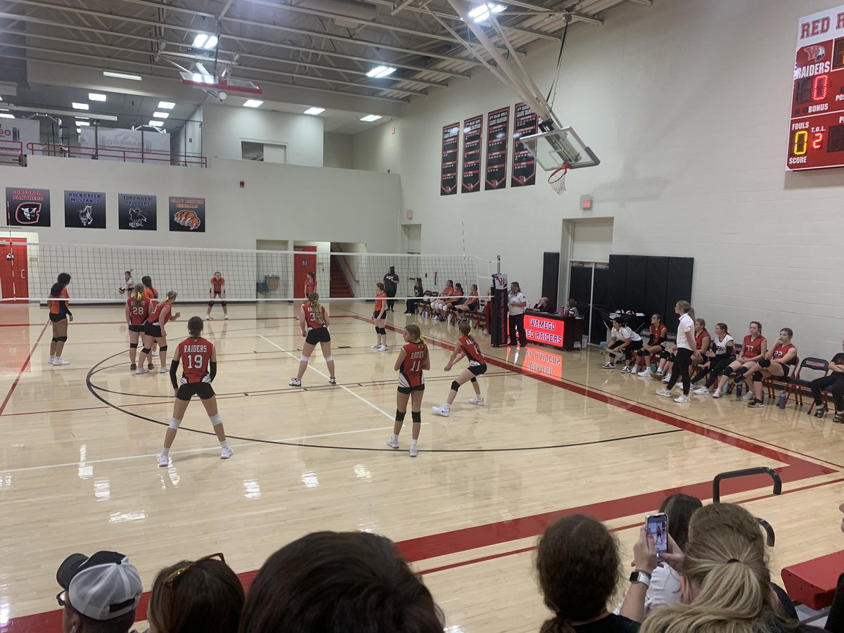 The Lady Raiders got to catch some of the WMS games tonight. Keep working hard!