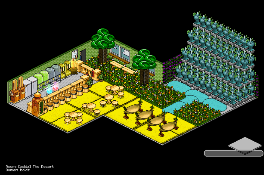 Boldz128341's tweet photo. @HabboOrigins  Time to enter the airport to jet off in the plane to the local Habbo resort ☀️ https://t.co/7IlprOcR3O