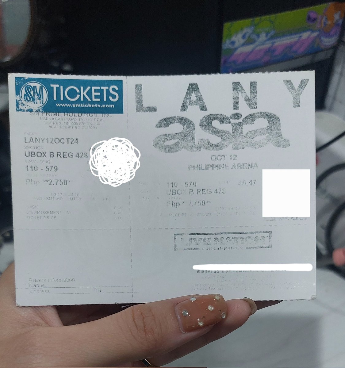_edferrer_'s tweet photo. Help rt!

Wts lfb ph 

LANY - a beautiful blur: the world tour 

October 12, 2024 
Philippine Arena 

— (3) UBB REG  (section 428, row 110-579)
— TAKE ALL PHP 8,750

— can meet up (Ortigas Business Center) 

dm me if interested!

#LANYabeautifulblurPH https://t.co/1dDyaQd054
