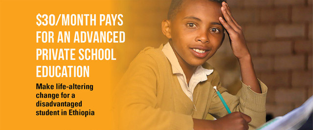 $30/month provides a private school education to a gifted young student in Ethiopia. Change a child’s life with the gift of a good education.  

leltfoundation.org/scholarship

#EducationForAll #ChangeALife #BrightFutures