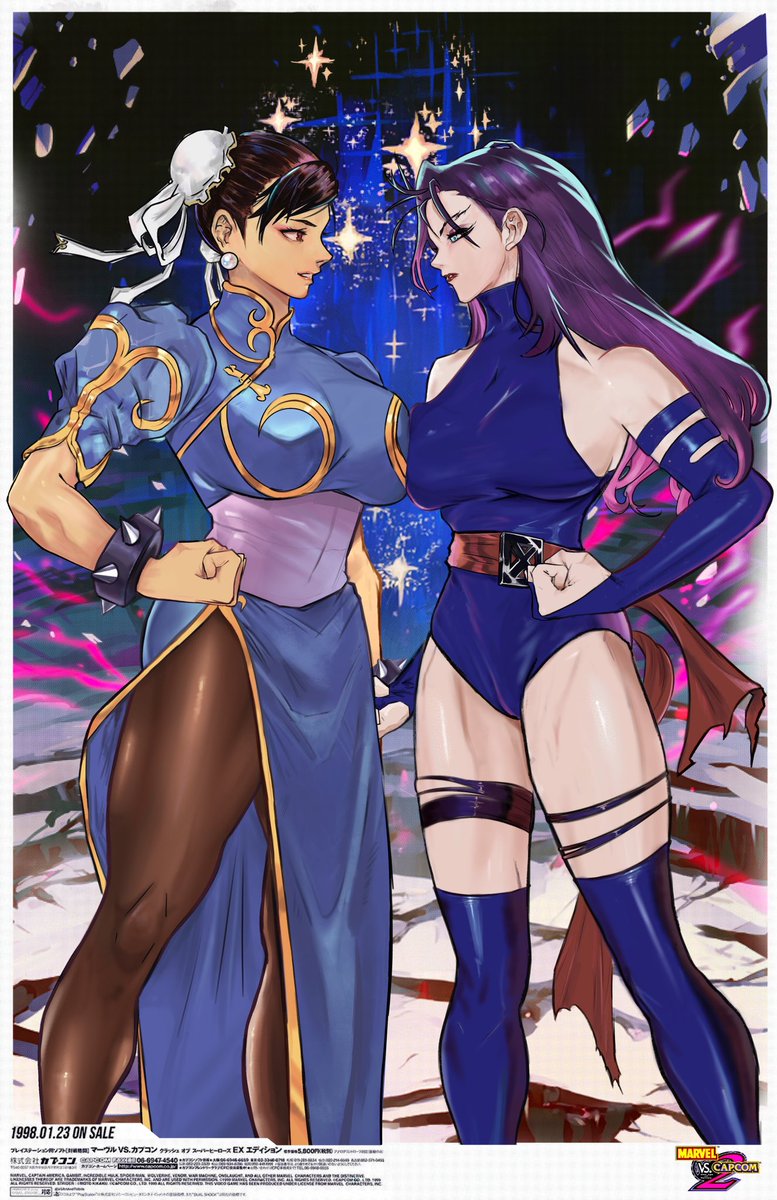 Awantonart's tweet image. It’s back! Marvel vs Capcom