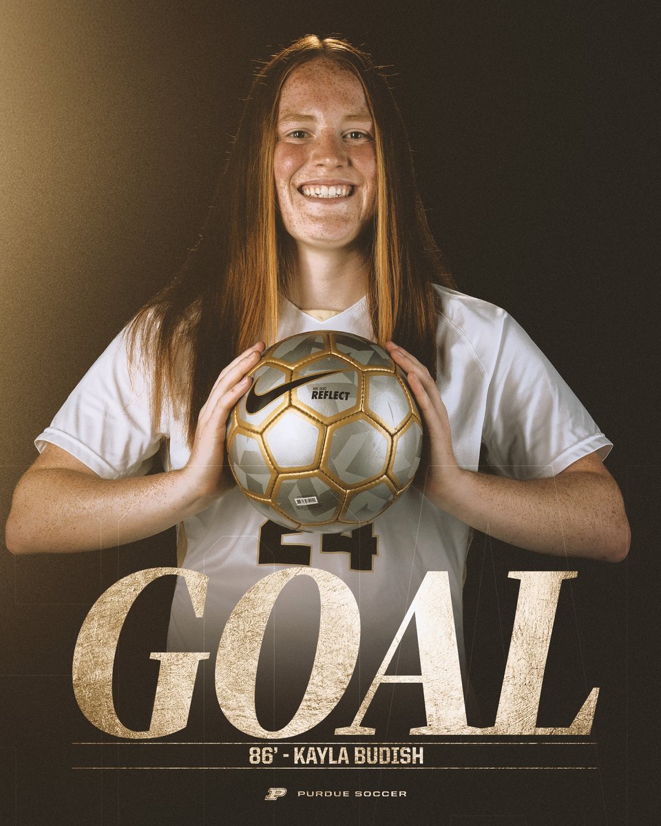 🚨 The lead is doubled!! 🚨

Kayla Budish makes it 2-0 with 4:30 left to play!

86' - Purdue 2, Northwestern 0

📺 B1G+

#BoilerUp 🚂⚽️