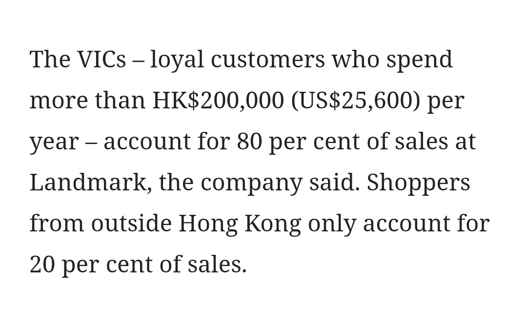 sparqqling's tweet photo. @hurtingbombz @kjoules @justaguyinhk If you don't spend 200k HKD annually with them you're not the target customer for HK Land https://t.co/MWFmoQ7YKQ