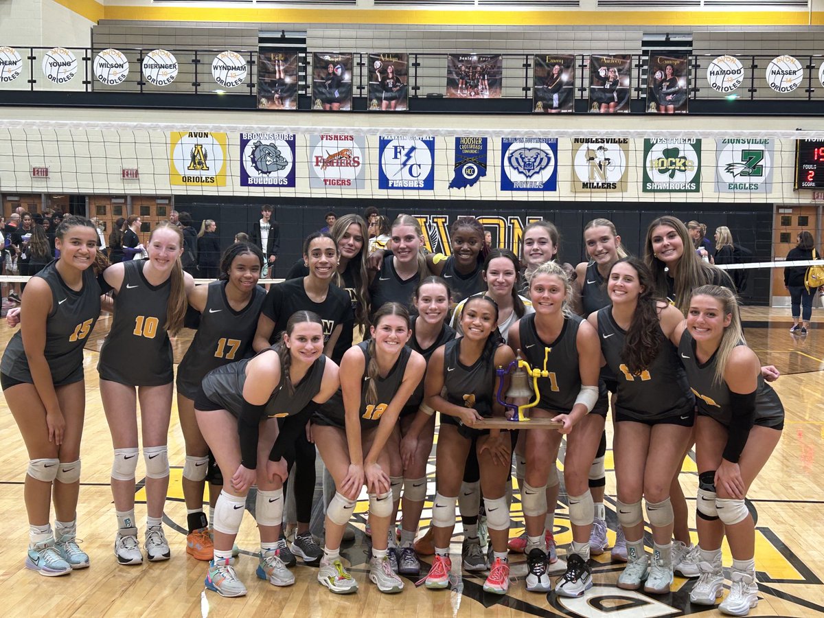 The Bell will remain in Avon tonight! Congrats ⁦<a href="/avoninvolleybal/">AvonOrioleVolleyball</a>⁩