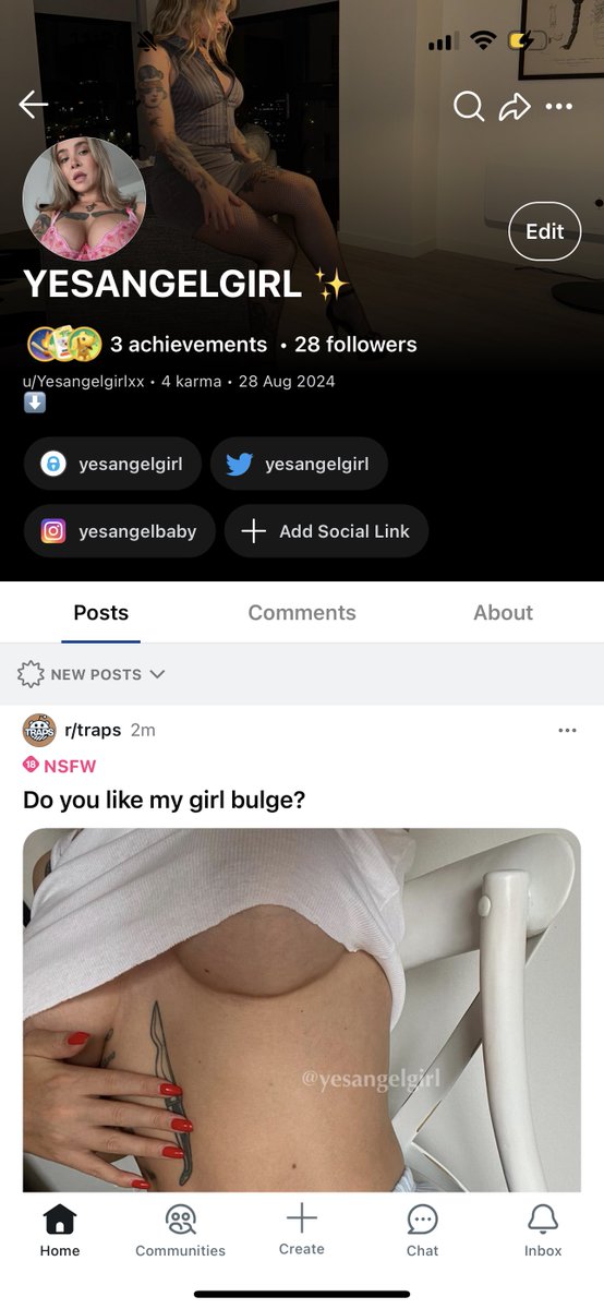 Follow my Reddit - I had to make a new one 😭 

 https://t.co/gHr5n8X82t https://t.co/qIHSlIksjV