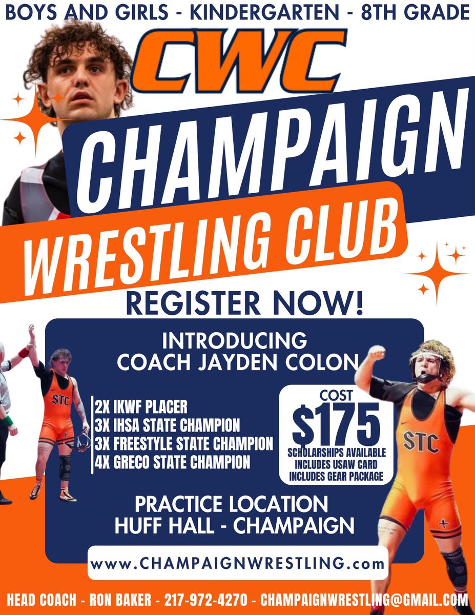 SIGN UP!! 

champaignwrestling.com/#/