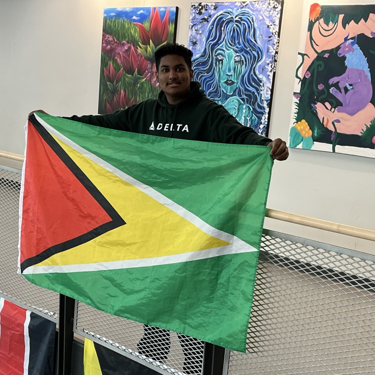 AHS_Bluepride's tweet photo. AHS is proud to welcome back students and staff with flags representing the diverse countries of origin within our school community. Thanks to the Attleboro Cultural Council for their support in making this happen.  52 flags and counting... https://t.co/B2VX3bXDUg