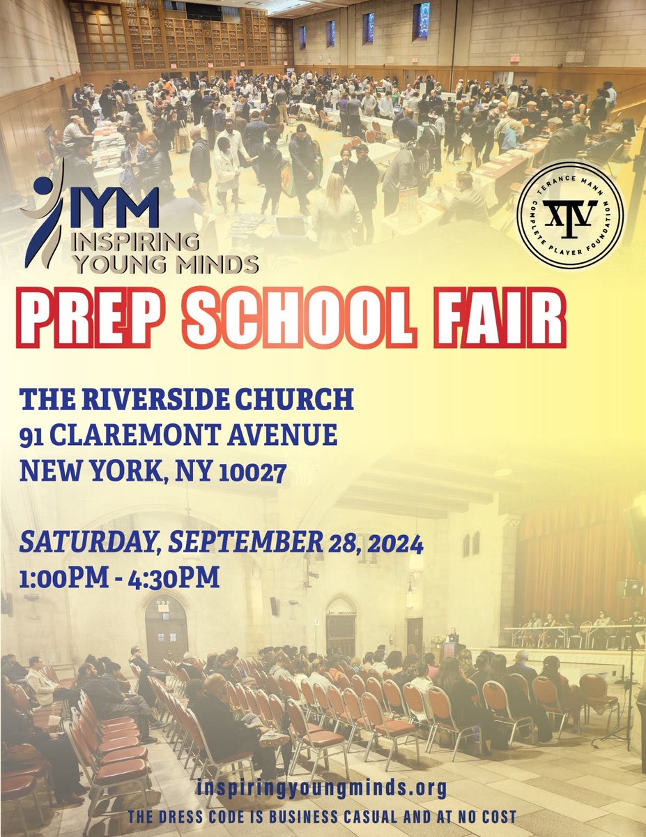 The FOOTPRINTZ GROUP (@footprintzgroup) on Twitter photo <a href="/InspiringYM/">IYMScholars</a> Prep School Fair and Basketball Showcase.
Come meet admission officers and play in front of coaches from over 70 independent schools.
Must register for the showcase.
Walk-ins will not be allowed.
🔗 InspiringYoungMinds (org)
<a href="/terancemanncpf/">Terance Mann Complete Player Foundation</a>
<a href="/SynergyBball/">Synergy Basketball</a> <a href="/InspiringYM/">IYMScholars</a> Prep School Fair and Basketball Showcase.
Come meet admission officers and play in front of coaches from over 70 independent schools.
Must register for the showcase.
Walk-ins will not be allowed.
🔗 InspiringYoungMinds (org)
<a href="/terancemanncpf/">Terance Mann Complete Player Foundation</a>
<a href="/SynergyBball/">Synergy Basketball</a>