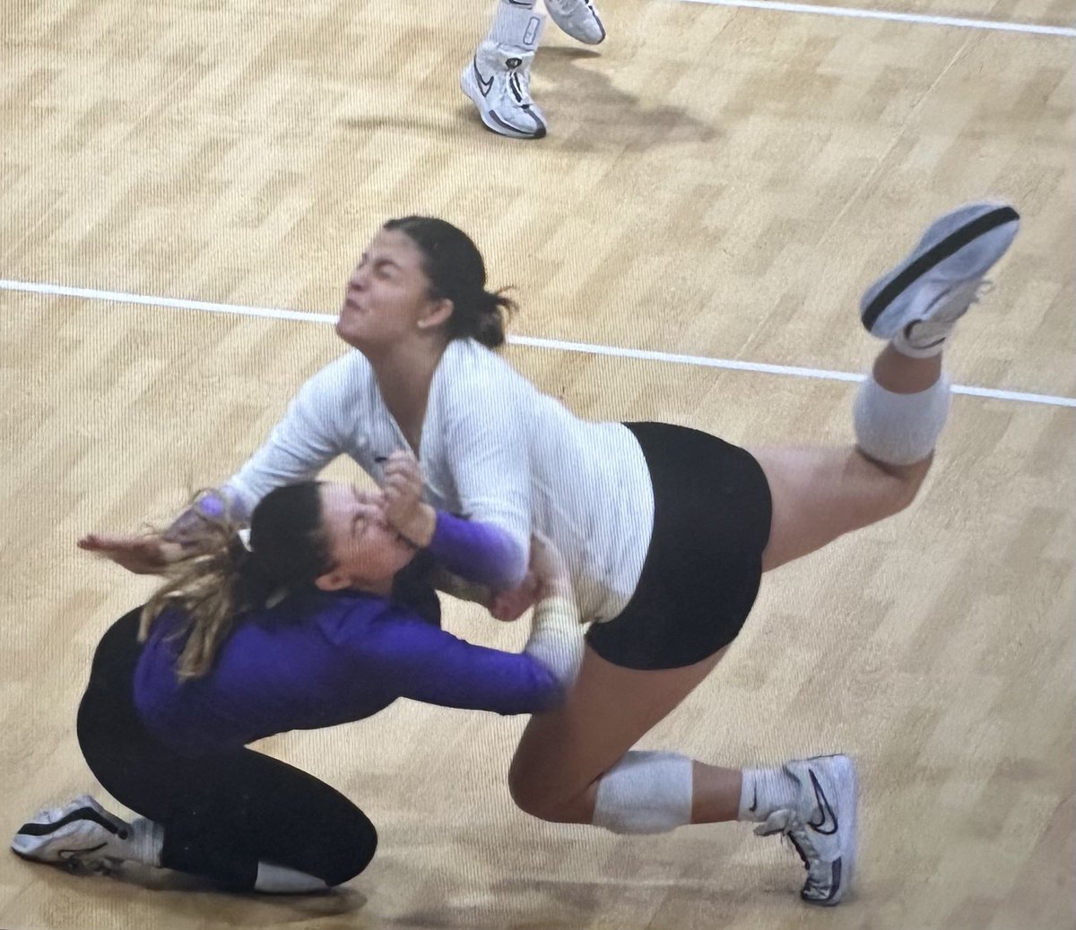 One of those gritty, scrappy dubs tonight.  Taking a bloody nose to get a touch pursuit up … loving this team! <a href="/jlivclem/">Jaydyn</a> <a href="/JuliaMcneley/">julia mcneley</a>