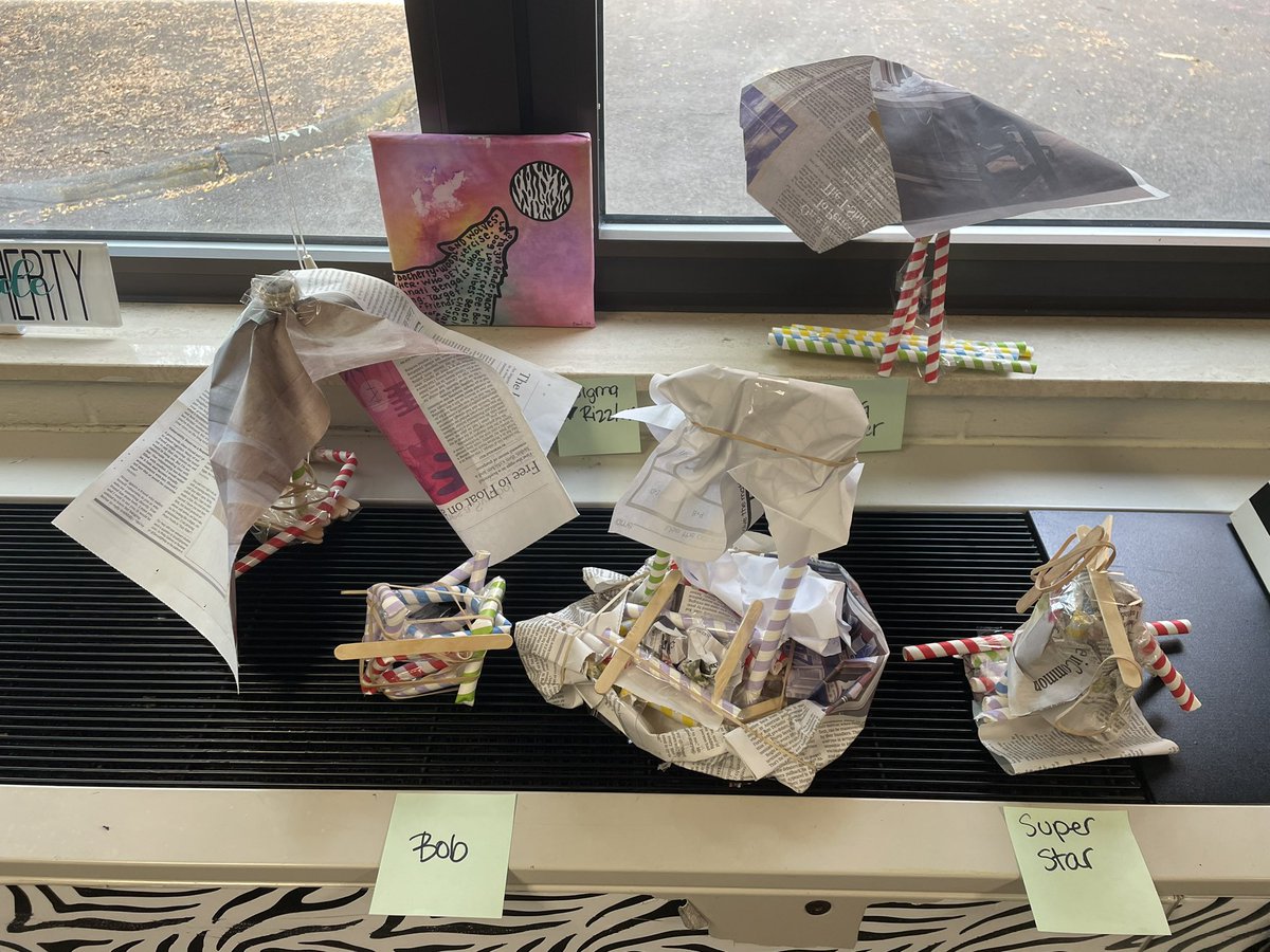 amydocherty44's tweet image. Having trouble going to sleep! I keep wondering which eggs will survive the egg drop tomorrow! Collaboration, communication,  and design at work! Third Grade is so much fun! @wolvestweet