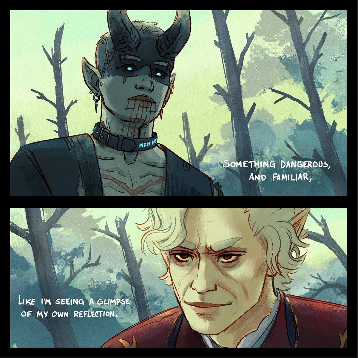 predator sense - a comic about first impressions🩸1/4
#TheDarkUrge #Astarion #BG3