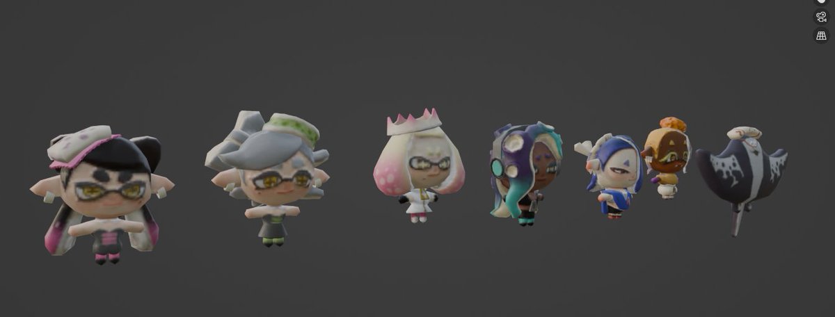 I made a Blend File with the 7 plushes !
Feel free to download it, for whathever reason you may have :D

drive.google.com/drive/folders/…