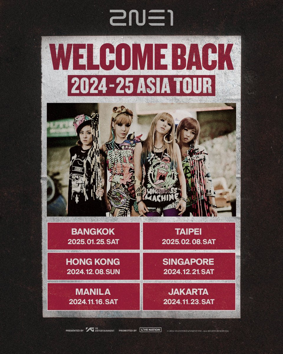 Update: 2NE1 Announces Additional Stops For 