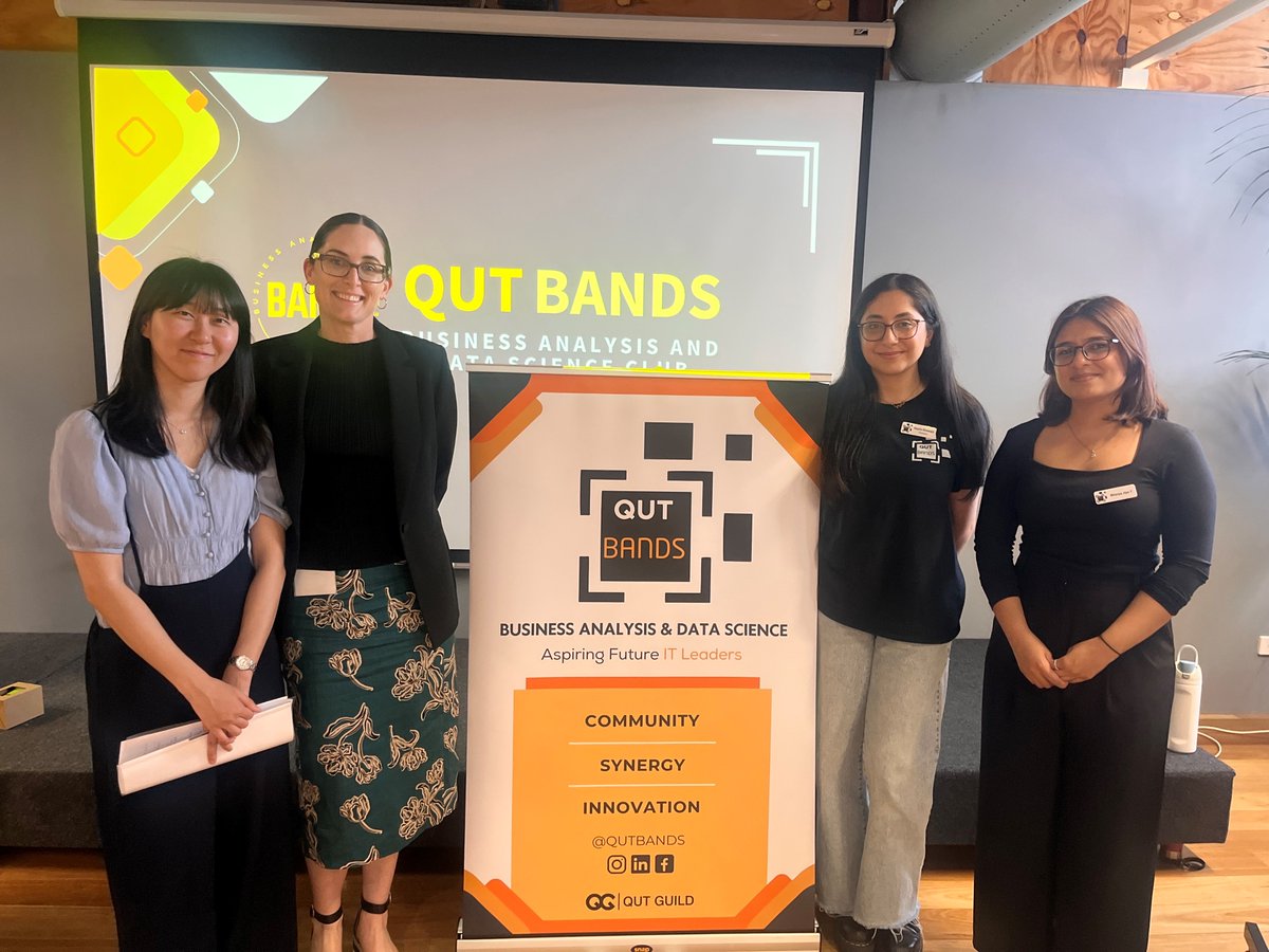 Gemma Lipovski and Jiya Thakran had a great time at the <a href="/qutbands/">QUT Bands</a> Speed Networking Event last night 💬 

Students connected with industry leaders, practiced interview skills, and explored career opportunities. We’re proud to support QUT BANDS and our future leaders! #QUT 🧑‍💻