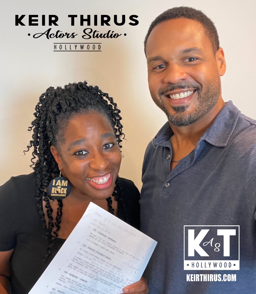 KeirT1's tweet image. Shout out to my friend @kasiteyana who came in for coaching today! She’s working on a very special project and I’m very glad to help. 🎬⭐️🎭

Book your coaching session with @keirthirusactorsstudio !!! 
DM me on IG or email info@keirthirus.com !!! 

#ActingCoach
#CoachingSessions