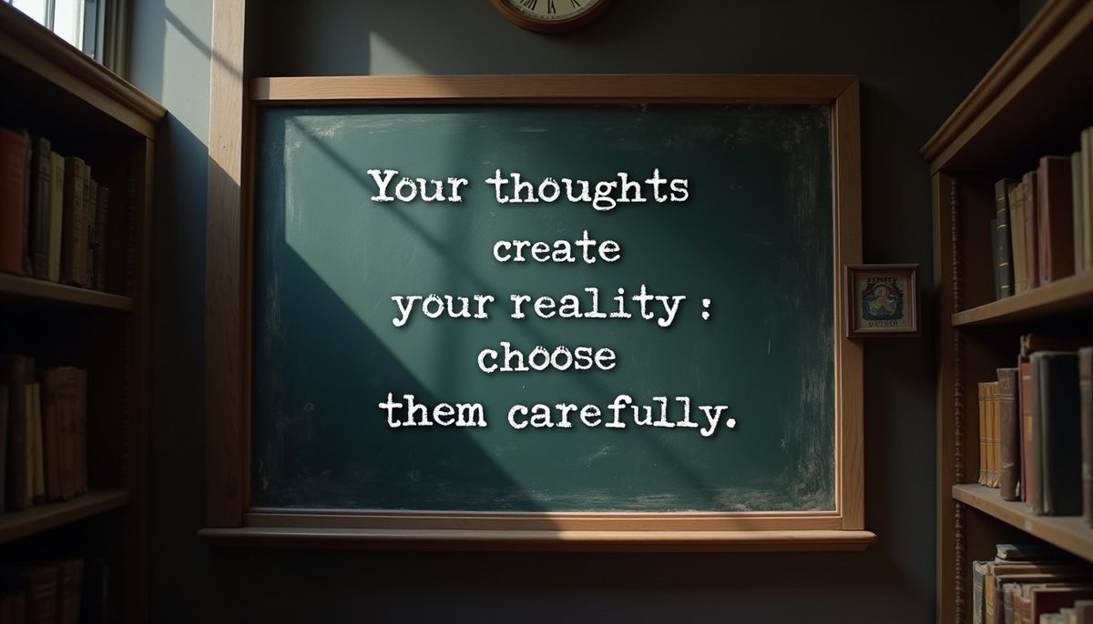 Your thoughts create your reality, choose them wisely.#HealthyHabits #IntentionalGrowth