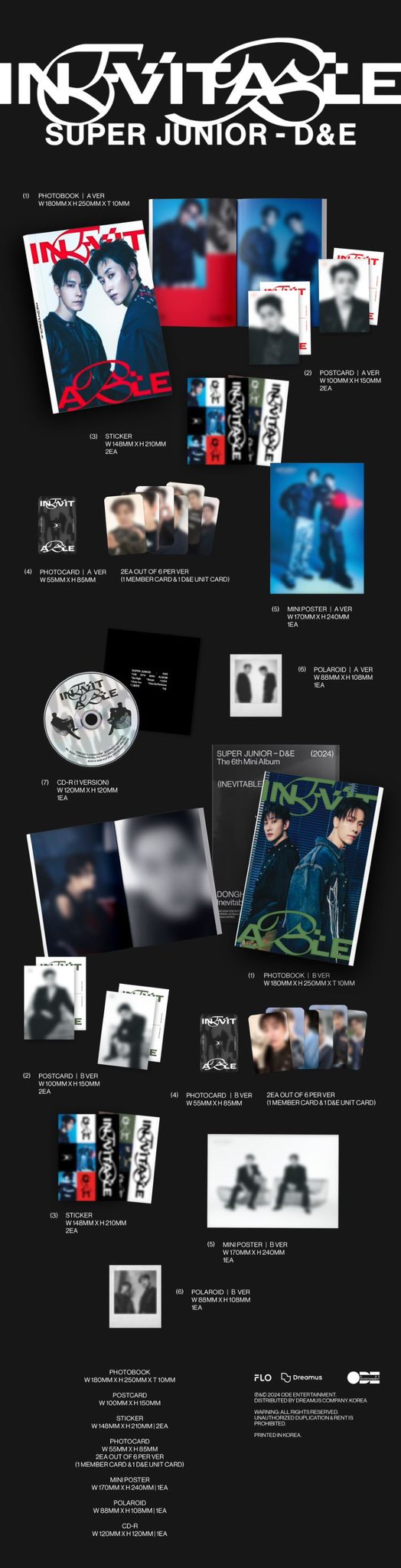 super junior d&e INEVITABLE 特典トレカ ウニョク