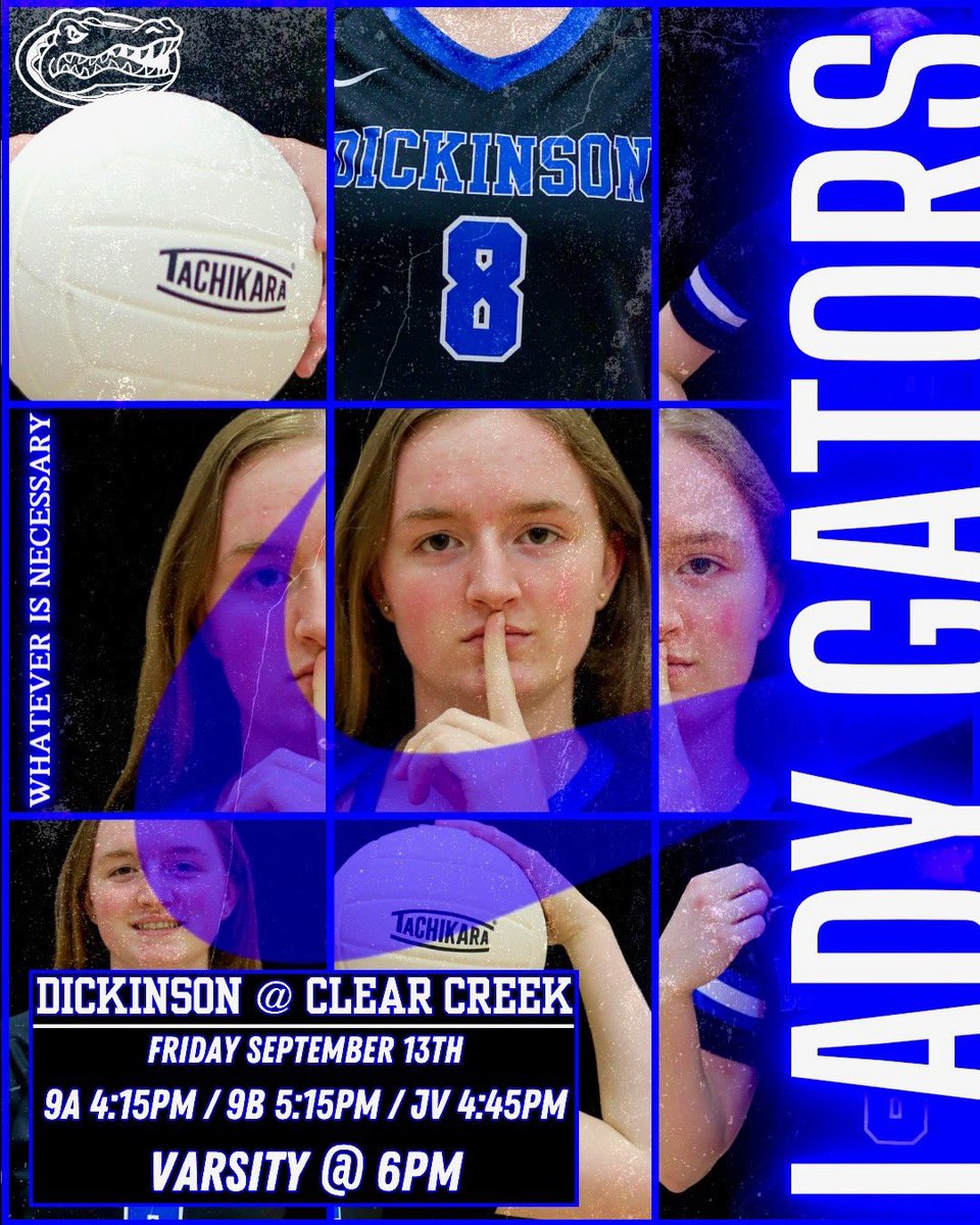 DickinsonVB's tweet image. District starts tomorrow night!!!! Come out to Clear Creek HS! 🐊🏐🔥
#whateverisnecessary #WIN #weready #shhhhhh #GATA