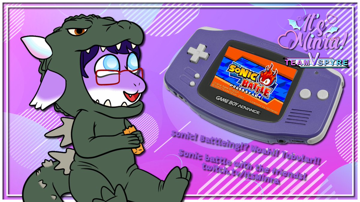 GAO GAOOO SWEETIEPIES

☆:.｡It's Minra｡.:☆

Sonic Battle sonic battle! Let's collect the chaos emeralds in sonic battle gao gaoo!!!!

Stream -> twitch.tv/ItsMinra

Let's gao gao gaooo

#VTuber #ENVTuber #Furry #furrylive #goinglive #gao #TeamVSpyre