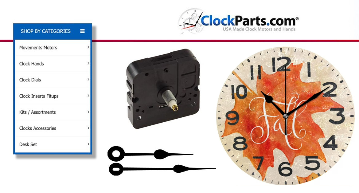 ClockPartsCom's tweet image. Embrace the cozy vibes of autumn with a new clock creation! 🍂🕰️  Our high-quality #clockmotors and #clockparts will help you craft the perfect timepiece to complement your seasonal decor. #DIY #ClockBuilding #AutumnProjects clockparts.com