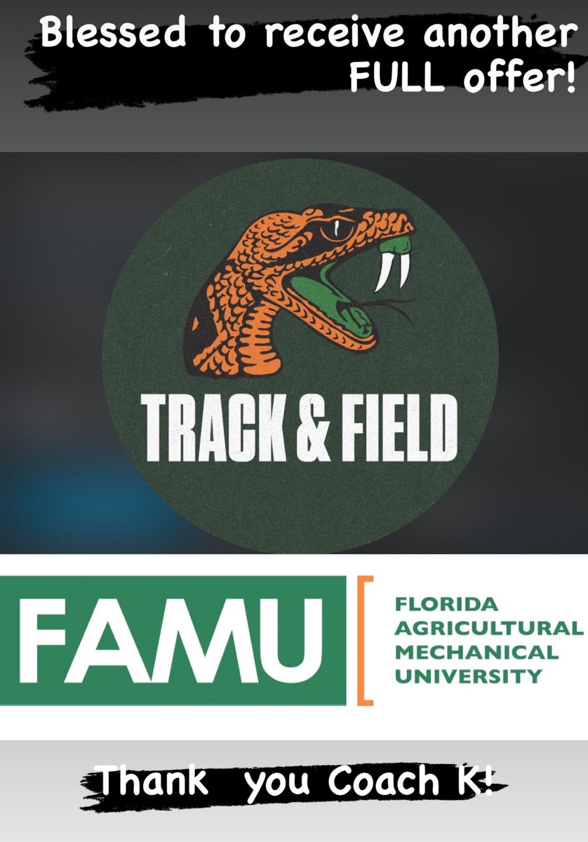 Blessed to receive an offer from FAMU!  <a href="/23adarius/">Darius Adams</a> <a href="/FAMUTrackCross/">FAMU TRACK / XC</a>
