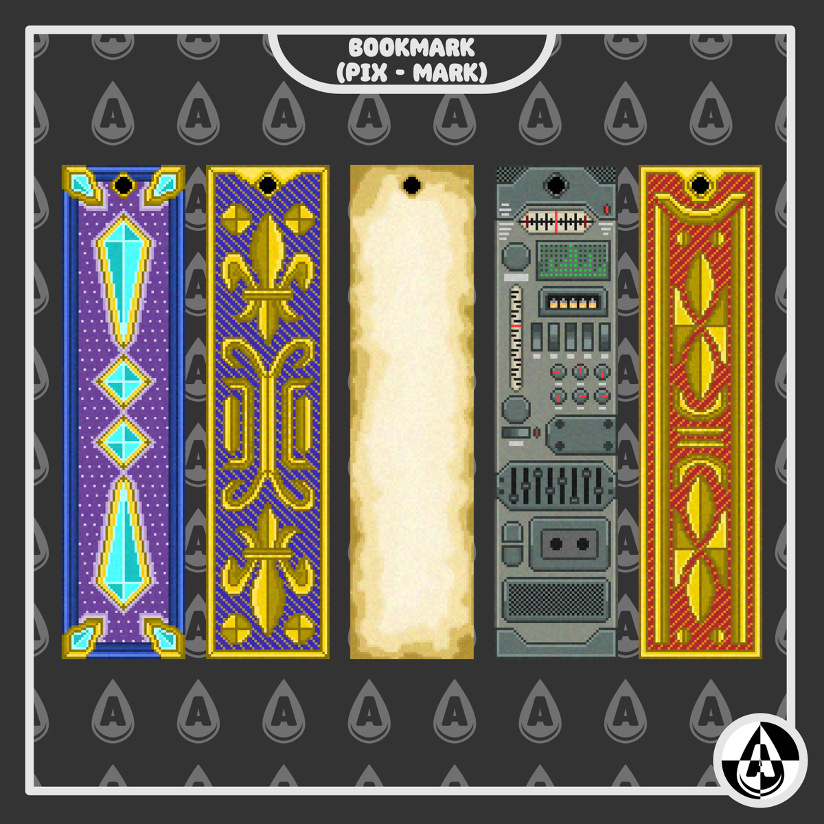 inky_a_design's tweet photo. Bookmark Collection.
Pix - Mark Collection.
W: 2 in H: 8 in
More soon.
#art #digital #digitalart #digitaldrawing #pixel #pixelart #original #bookmarks #bookmark #bookmarkart #pixelbookmark #graphicgale https://t.co/hlITQgegee
