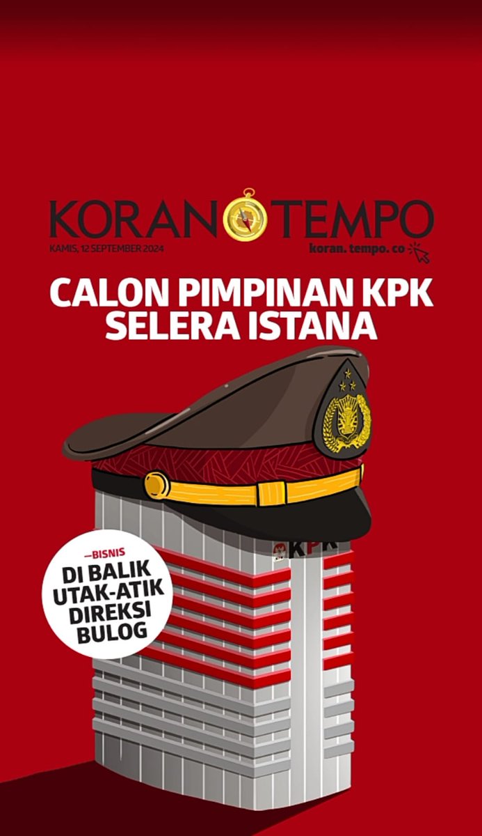 Calon Pimpinan KPK harus  sesuai selera Istana ?
Mungkin Biar aman .