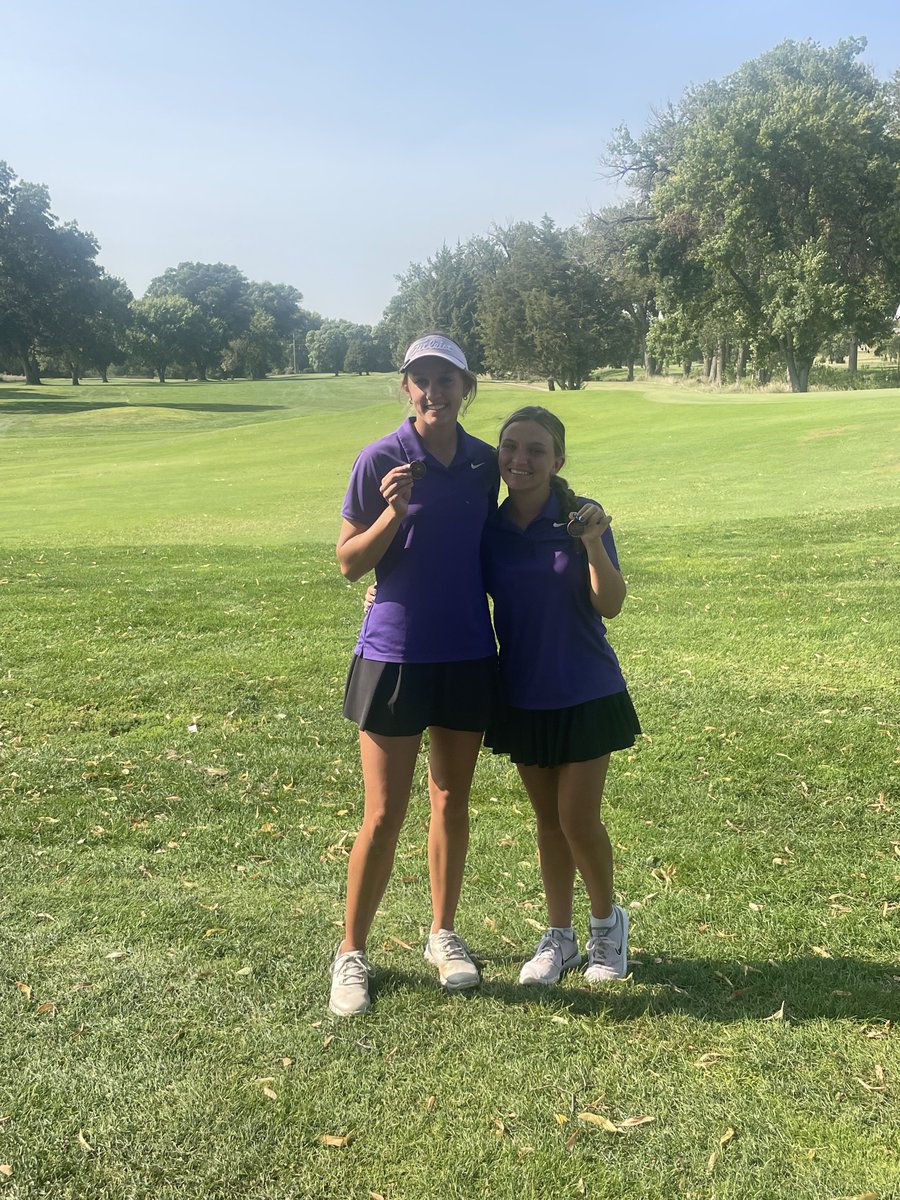 DusterGolf's tweet photo. It was a windy day at Cross Creek Golf Links, but the girls battled today and brought home some hardware! Way to keep fighting! On to Lexington tomorrow!

Amelia: 88 (5th)
Addi: 89 (7th)
Ella: 98
Grace: 107
Addie: 130

Team: 382 (2nd) https://t.co/Zd4ID90tZY