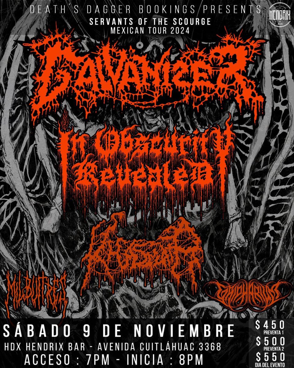BBeat105's tweet photo. #TheMindIsATerribleThingToTaste, #InObscurityRevealed, #Blasphemathory, #StabHeaven, #VexillaRegisProdeuntInferni
#MexxxicoreDeathFestOpenAir, @hdxcircusbar, #DeathsDaggerBooking, #CadaverProds, #AzermedothRecords
#StayBlast
#BlastBeat105 https://t.co/OdQYbwmiP7