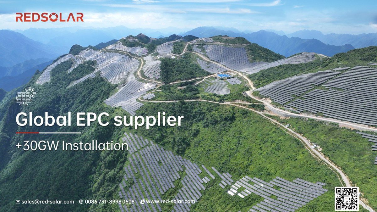 RedSolar2008's tweet image. Red Solar offers comprehensive EPC services, ensuring seamless project execution, reduced risks, and cost control. Backed by CETC’s global expertise, Red Solar delivers innovative and reliable solar solutions worldwide. #solar #power