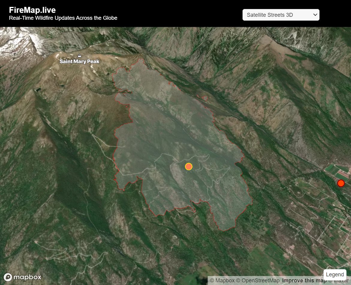 disaster_db's tweet image. It looks like some steep terrain according to #FireMap. Stay safe!
#SharrottCreekFire #StevensvilleMT #MTwx #MTFires
@NWSMissoula
@BitterrootNF