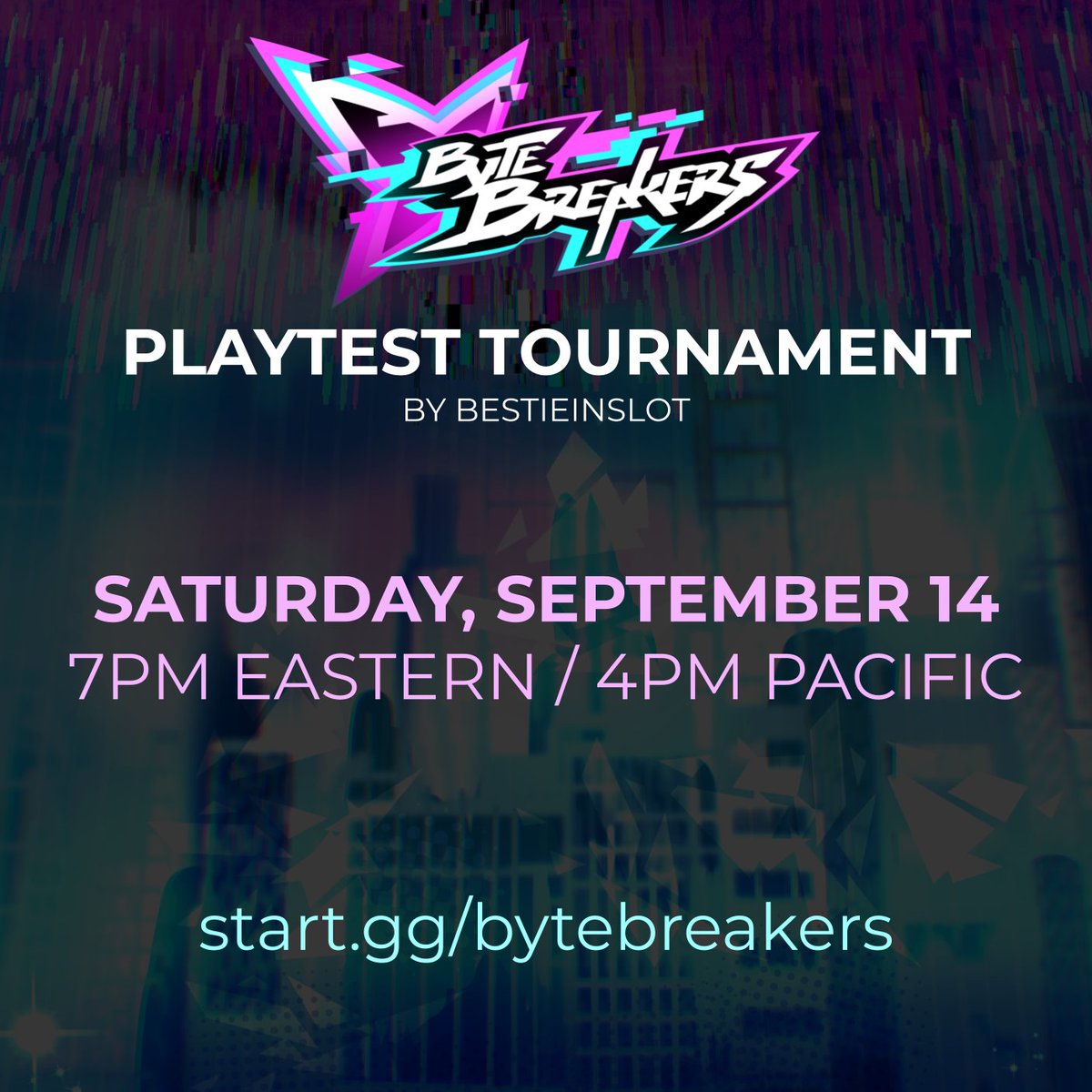 The Byte Breakers playtest is live, <a href="/OdysseyStudio/">Odyssey Interactive</a>'s platform fighter prototype with Omega Strikers characters! 
Of course the home of competitive OS had to do something so...

1v1, Double Elim, this Saturday. Sign up now!