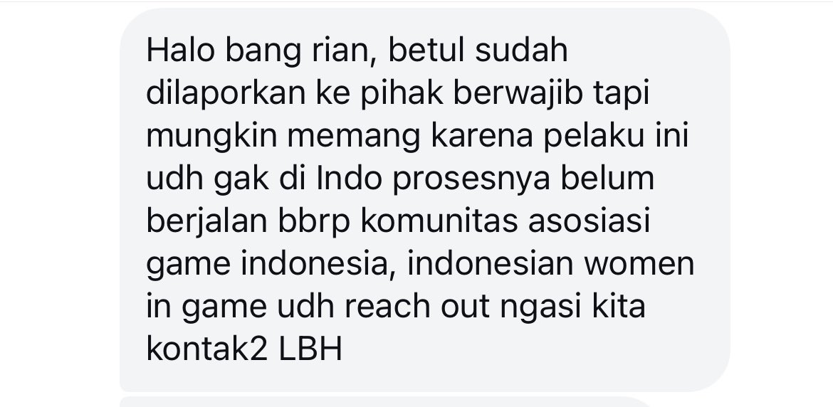 Pagi, update kasus kekerasan terhadap Christa Sydney oleh Cherry Lai dan Brandoville Studios sudah dilaporkan ke kepolisian, namun masih belum ada respon. Kabar terakhir dari para ex-karyawan, Cherry Lai sudah berada di LN, saat ini banyak komunitas yang sedang mencoba lewat LBH.