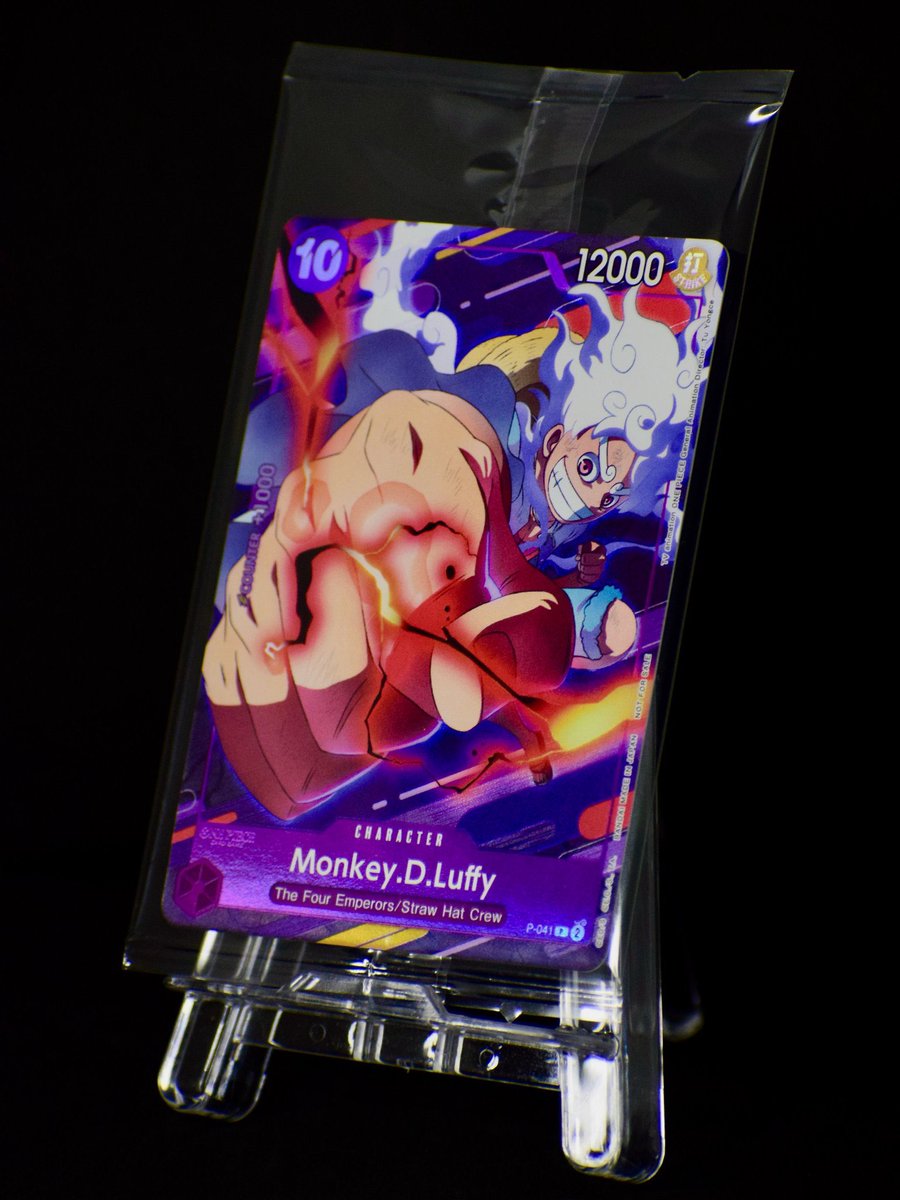 Official in-person shot of the Winner Yamato Card and the English