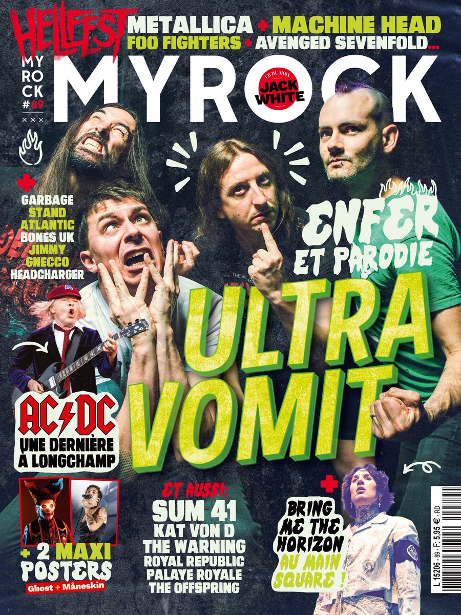 MyROCK (@myrockmag) on Twitter photo En kiosque depuis quelques heures, MyRock#89 s'affiche avec @ultravomitofficiel et @jerrycantrell en couverture ! Avec son reportage <a href="/hellfestopenair/">Hellfest Open Air Festival</a> et son poster @thebandghost + @maneskinofficial ! #jerrycantrell #ultravomit #maneskin #ghosttheband #myrockmag #hellfest #acdc En kiosque depuis quelques heures, MyRock#89 s'affiche avec @ultravomitofficiel et @jerrycantrell en couverture ! Avec son reportage <a href="/hellfestopenair/">Hellfest Open Air Festival</a> et son poster @thebandghost + @maneskinofficial ! #jerrycantrell #ultravomit #maneskin #ghosttheband #myrockmag #hellfest #acdc