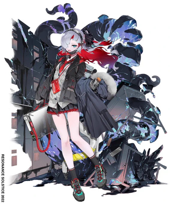ゲーム「#雷索纳斯」(ResonanceSolstice)にて「安菲娅」(Anfiya)のデザイン・イラスト担当しました! 
