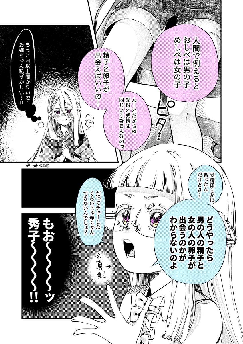 お姉ちゃんの性教育講座(2/4)

※子房は果実になります 