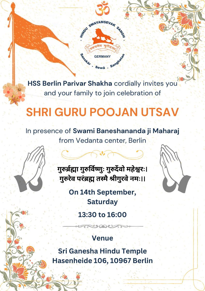 ЁЯХЙSanatan Hindu In Germany рдЬрд░реНрдордиреА рдореЗрдВ рд╕рдирд╛рддрди рд╣рд┐рдиреНрджреВ (@hinduingermany) on Twitter photo #hinduism #iskcon
#Radharani #iPhone16
#hindutemple #berlin #hinduingermany #hinduinindia #sanatani #indianinberlin #hinduinberlin #pooja #SupremeCourt
Shri Guru Poojan Utsav at Ganesh temple, Berlin Germany ЁЯЗоЁЯЗ│ЁЯЗйЁЯЗкЁЯХЙя╕П
<a href="/HinduInGermany/">ЁЯХЙSanatan Hindu In Germany рдЬрд░реНрдордиреА рдореЗрдВ рд╕рдирд╛рддрди рд╣рд┐рдиреНрджреВ</a> <a href="/HinduInEurope/">ЁЯХЙSanatan Hindu In Europe рдпреВрд░реЛрдк рдореЗрдВ рд╕рдирд╛рддрди рд╣рд┐рдиреНрджреВЁЯХЙ</a> #hinduism #iskcon
#Radharani #iPhone16
#hindutemple #berlin #hinduingermany #hinduinindia #sanatani #indianinberlin #hinduinberlin #pooja #SupremeCourt
Shri Guru Poojan Utsav at Ganesh temple, Berlin Germany ЁЯЗоЁЯЗ│ЁЯЗйЁЯЗкЁЯХЙя╕П
<a href="/HinduInGermany/">ЁЯХЙSanatan Hindu In Germany рдЬрд░реНрдордиреА рдореЗрдВ рд╕рдирд╛рддрди рд╣рд┐рдиреНрджреВ</a> <a href="/HinduInEurope/">ЁЯХЙSanatan Hindu In Europe рдпреВрд░реЛрдк рдореЗрдВ рд╕рдирд╛рддрди рд╣рд┐рдиреНрджреВЁЯХЙ</a>