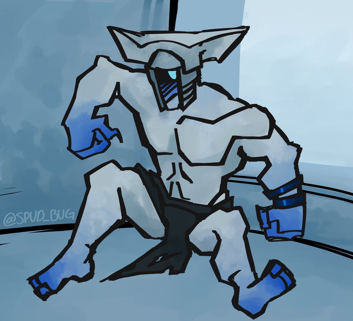 Spud_bug's tweet photo. Me when I #mithrix #ror2fanart https://t.co/KyRww8uDug