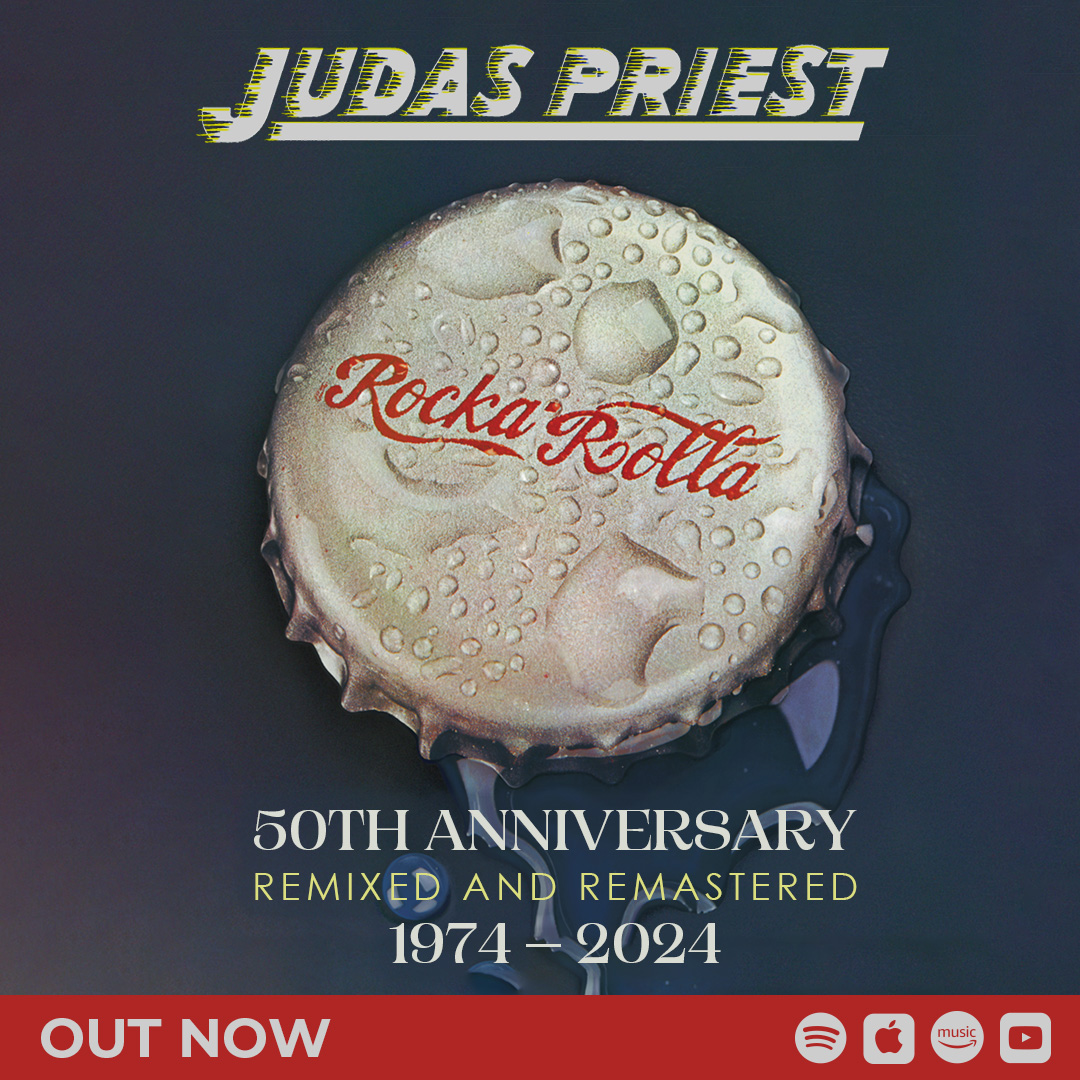 judaspriest's tweet photo. 50 years later... Rocka Rolla Remixed and Remastered. Artist-Approved. US and Canada released on streaming services this Friday.... Vinyl on November 22nd.
Other territories announced soon.
https://t.co/wmHvbqrypU https://t.co/qaNRSQ0OHX