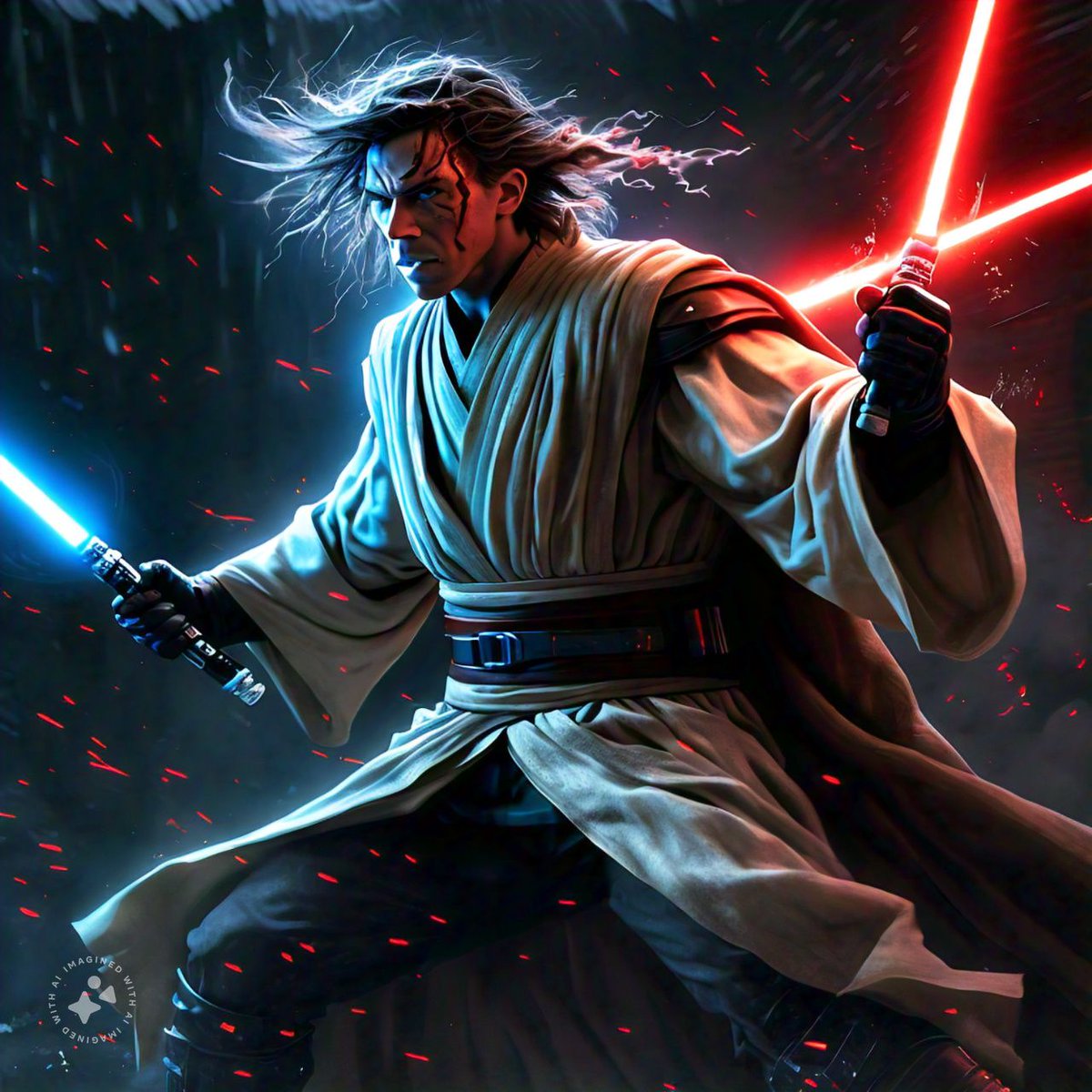 The dark side beckons, but I resist 🤺

With every breath, I choose the light🕯

Through trials and tests, I stand tall 🥷

The Force is my guide, my heart beats for all💪

Jedi forever, I will not fall 🚫

#jedi #crofam #cronos