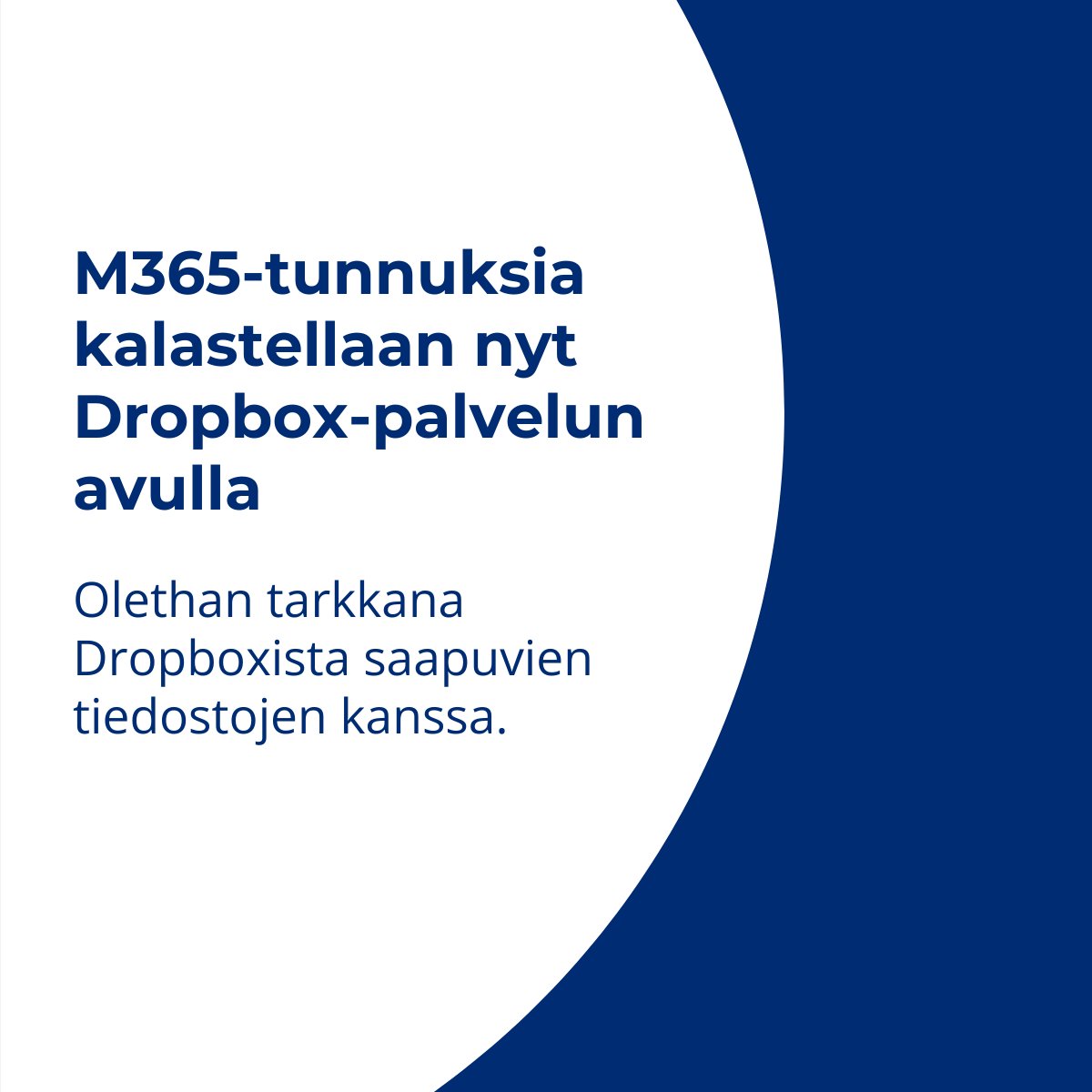 Kyberturvallisuuskeskuksen viikkokatsaus 37/2024

🔹 M365-tunnuksia kalastellaan Dropboxin avulla
🔹 Elokuun kybersäässä poutaa
🔹 Huijausviestejä Traficomin ja Autoliiton nimissä
🔹 SonicWall SSLVPN haavoittuvuutta hyväksikäytetään aktiivisesti

Lue lisää
kyberturvallisuuskeskus.fi/fi/ajankohtais…