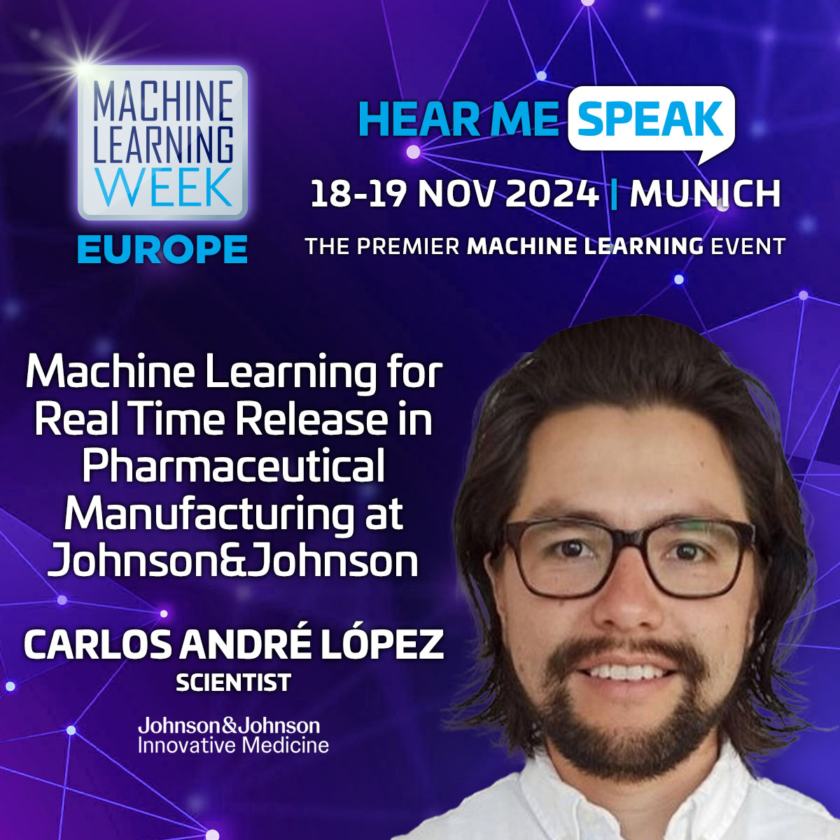 Andre demonstrates how data-driven modeling and machine learning improve pharmaceutical manufacturing by enabling real-time testing, optimizing lead times, and predicting product quality.

ow.ly/zfNf50TkZBb

#mlweek #Healthcare #DataDrivenModelling