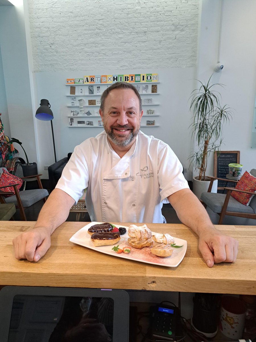 StLukesTrust's tweet image. Adam from @lifetime_training was cooking up a dessert storm in our Cookery School this week - we can confirm they tasted as good as they looked! Your group are welcome back any time! #cookeryschool #roomhire #southislington #communitycentre